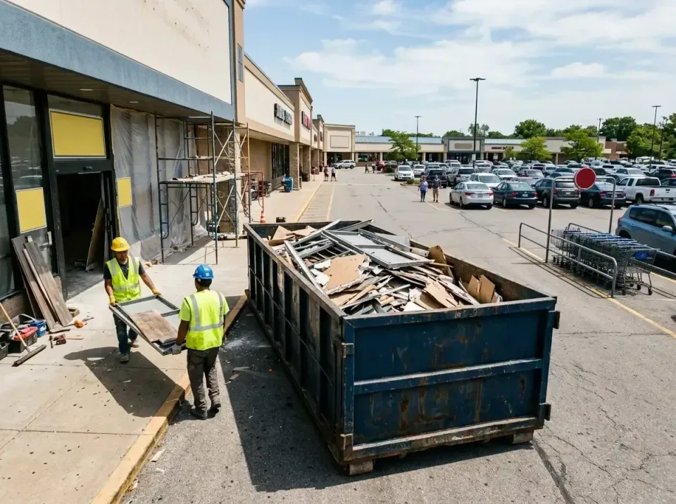 retail-store-renovation-debris-003 — frequently asked questions, Roll-off Dumpster Rentals in Buena Vista, MI